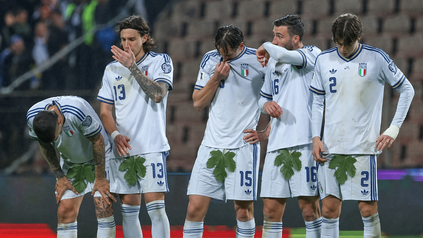 Футболисти от националния отбор на Италия