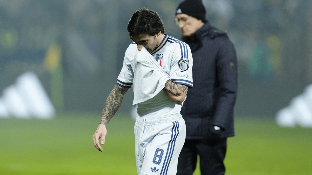 Разочарован италиански фуболист