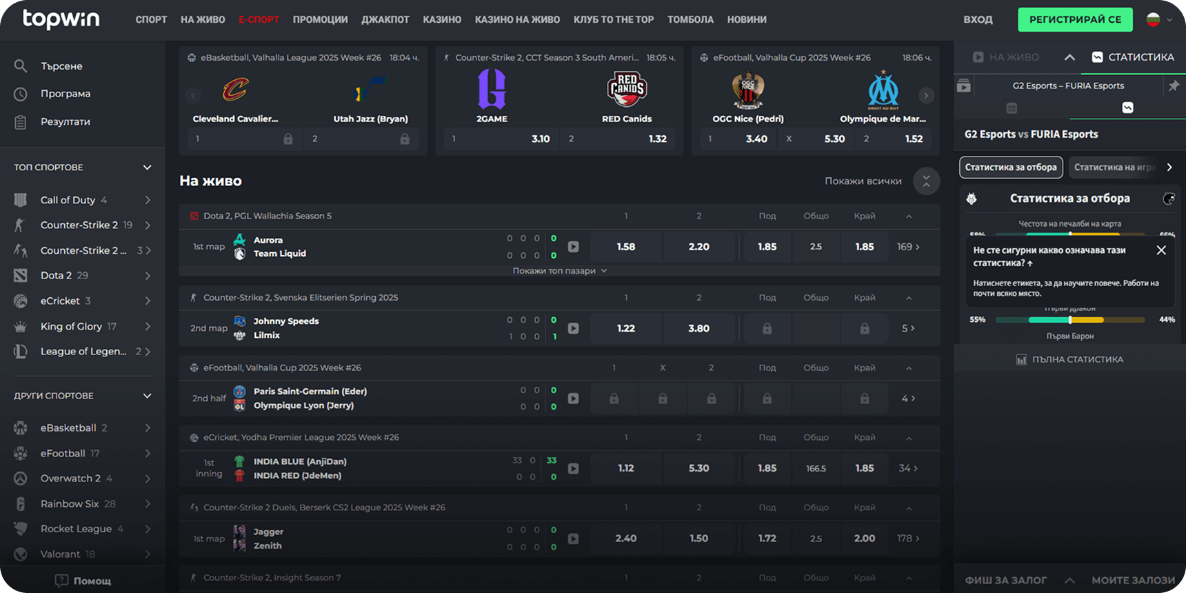 Топуин е-спорт