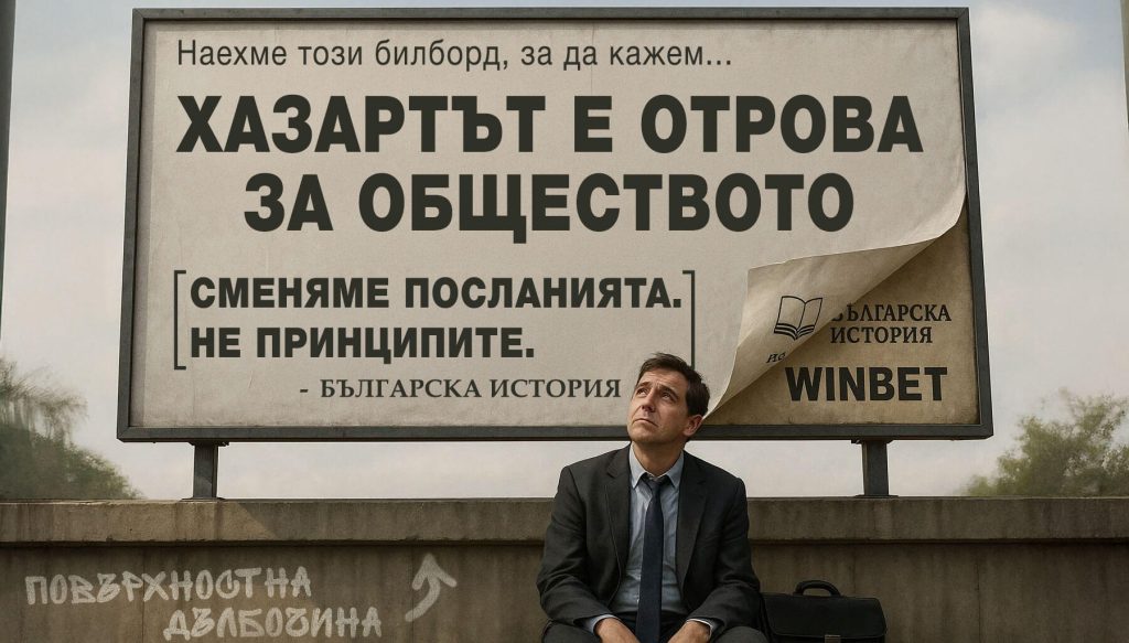 Наехме този билборд, за да кажем...