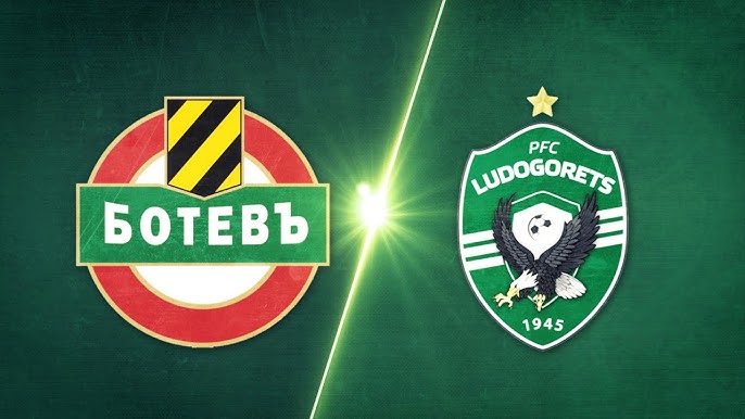 Емблемите на Ботев Пловдив и Лудогорец Разград