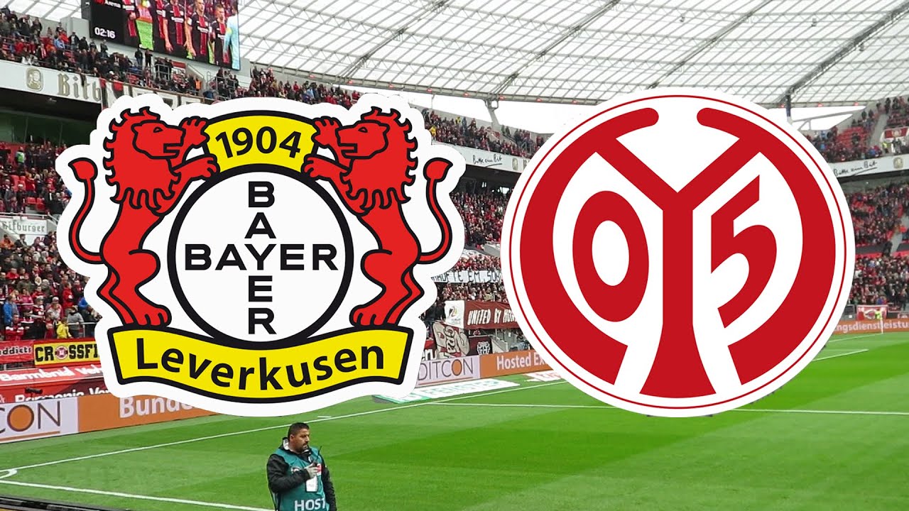 Емблемите на Байер Леверкузен и Майнц 05