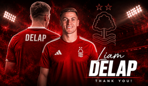 Лиъм Делап след рекордния трансфер от Челси в Нотингам Форест за £50 млн.