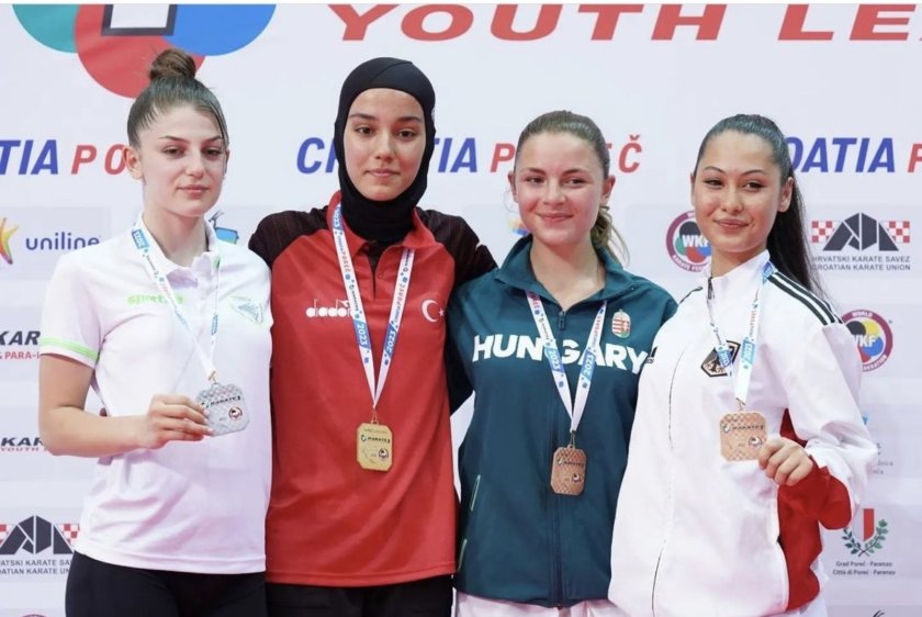 Теодора Цанева на почетната стълбица със сребро