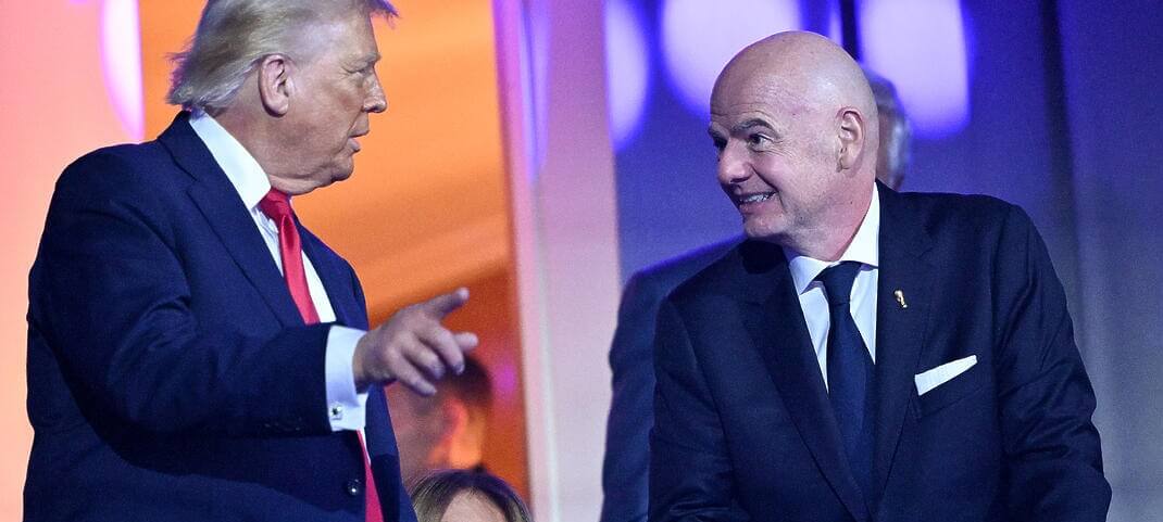 Доналд Тръмп и Джани Инфантино