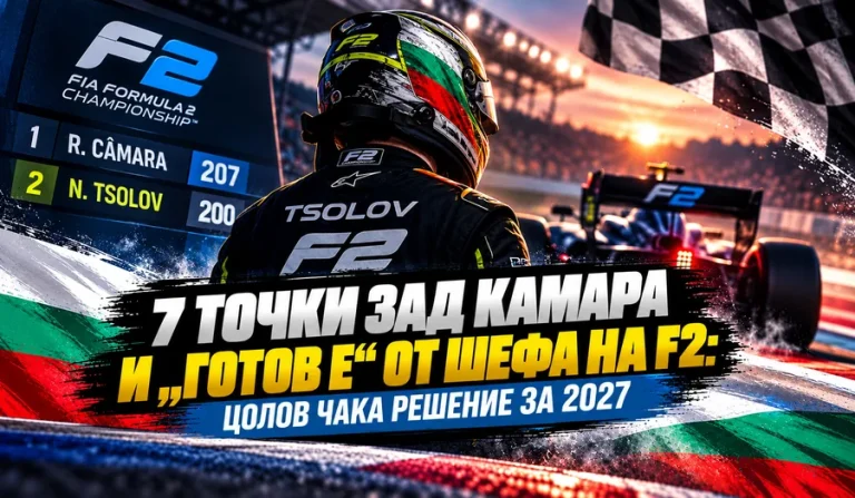 7 точки зад Камара и „готов е“ от шефа на F2: Цолов чака решение за 2027